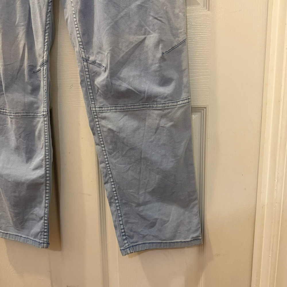 Anthropology x Pilcro‎ The Wanderer Light Blue Chambray Pants Size 31 Relaxed - Picture 5 of 16